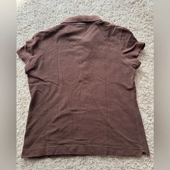 Lacoste Brown Polo Shirt
Short Sleeve Size 42 - Picture 4 of 8